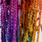 Handspun North Ronaldsay yarn full of texture